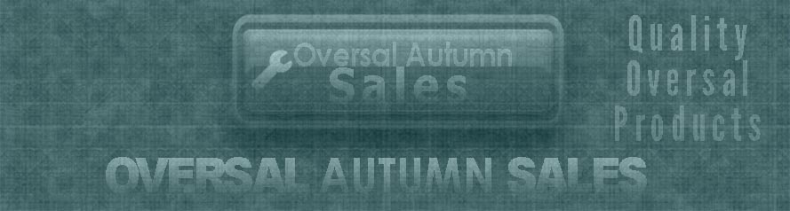 Green banner with autumn sales