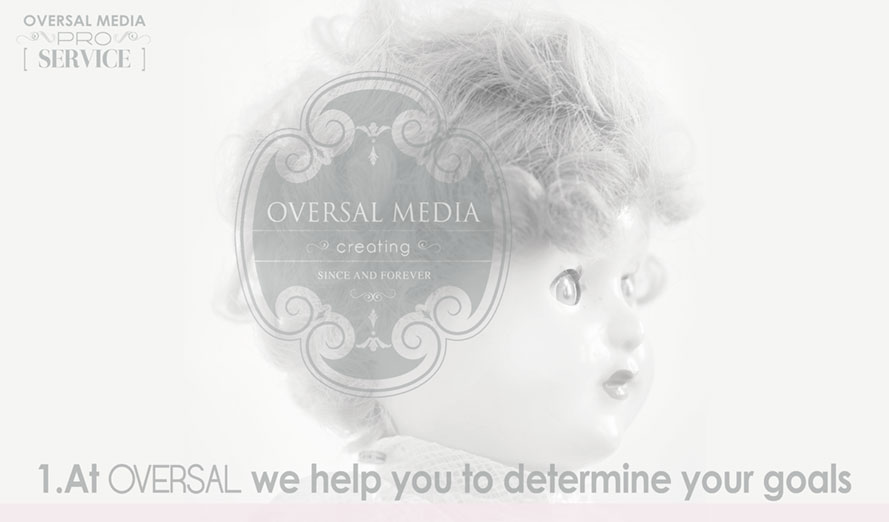 Clients projects profile of porcelain doll