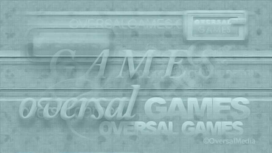 Oversal games design green banner